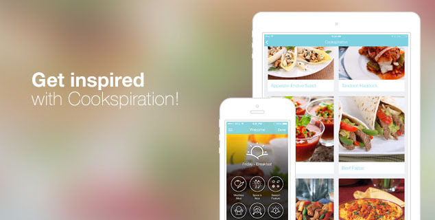 Be inspired to cook any time, day or night with Cookspiration, created by Dietitians of Canada. Recipe ideas are served up to suit your mood and schedule